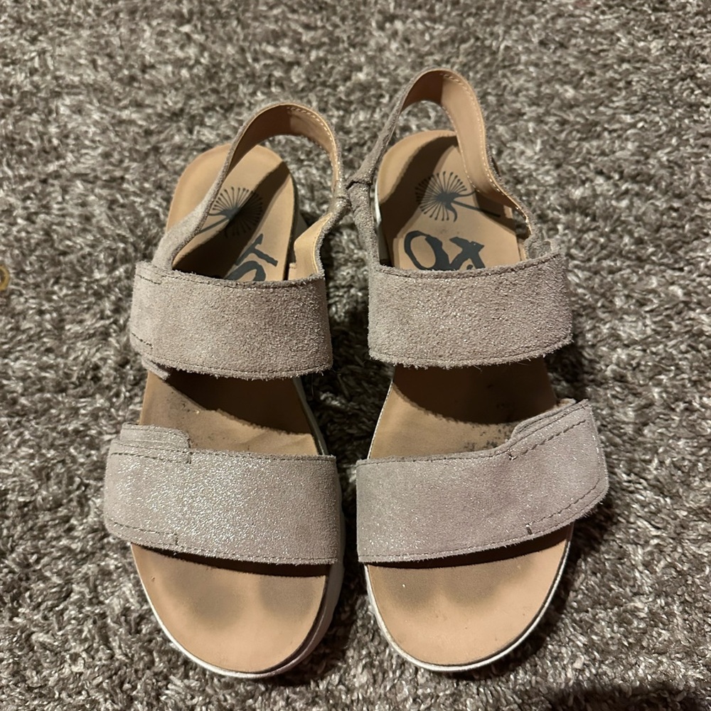 OTBT Women's Sandals - Glittering Silver - Picture 11 of 14